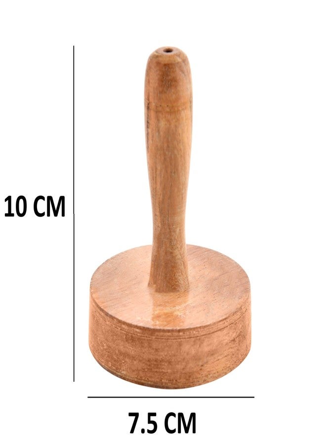 RBY Wooden Handmade Kitchen Tool/Masher/Presser/Paratha Sekhni (Pack of 1) - Image 3